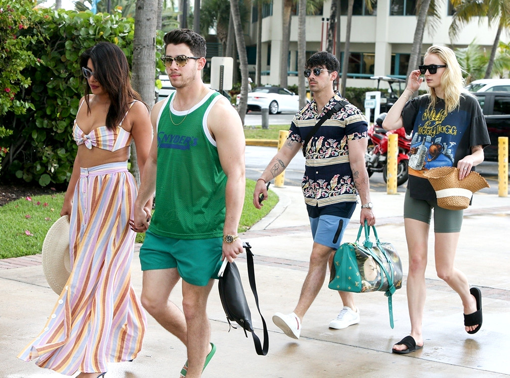 Nick Jonas, Joe Jonas, Priyanka Chopra, Sophie Turner Nick Jonas, Joe Jonas, Priyanka Chopra, Sophie Turner
